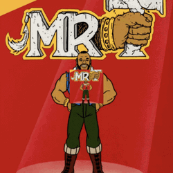 Mr T Animation Digital Arts Loop GIF