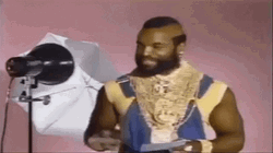 Mr T Playing On Camera Having Fun GIF