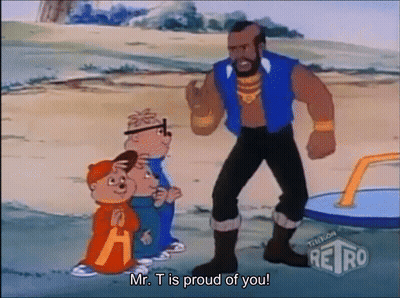 Mr. T Proud Of You With Alvin And The Chipmunks GIF