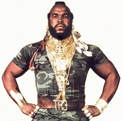 Mr. T's Gold Chains Symbolize African Heritage GIF