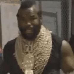 Mr. T With Gold Chains Dancing GIF