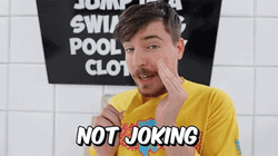 Mrbeast Meme Not Joking GIF