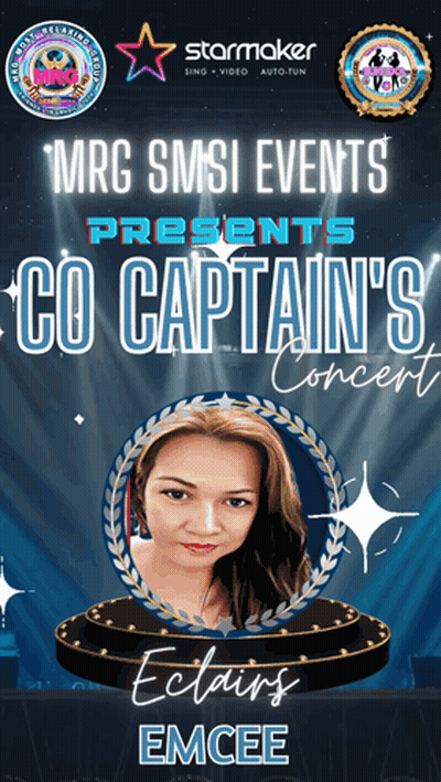 MRG SMSI Events Co Captain Concert Eclairs Emcee GIF