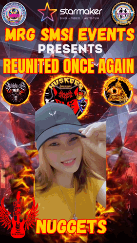 MRG SMSI Events Poster Girl With Hat GIF
