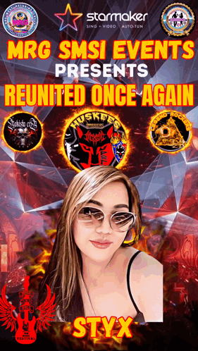 Mrg Smsi Events Poster Woman In Sunglasses GIF
