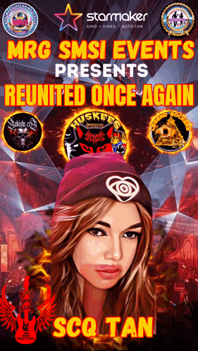 MRG SMSI Poster Woman In Red Hat GIF
