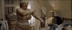 Mrs Doubtfire Changing Outfit GIF