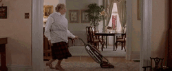Mrs Doubtfire Hilarious Vacuum Dance GIF