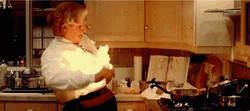 Mrs Doubtfire Putting Fire Down GIF