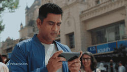 MS Dhoni Poker Disappointed GIF