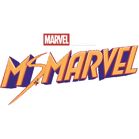 Ms. Marvel Logo With Star Sticker