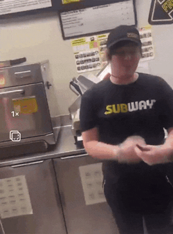 Mswonbin Nonbinary Subway Worker GIF