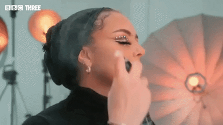 Mua Sprays Face With Setting Spray GIF