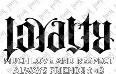 Much Love And Respect Sign GIF