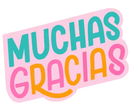 Muchas Gracias Sign Sticker