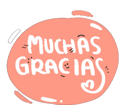 Muchas Gracias Sticker