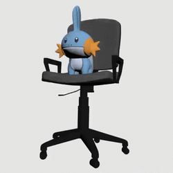 Mudkip On The Chair Spinning GIF