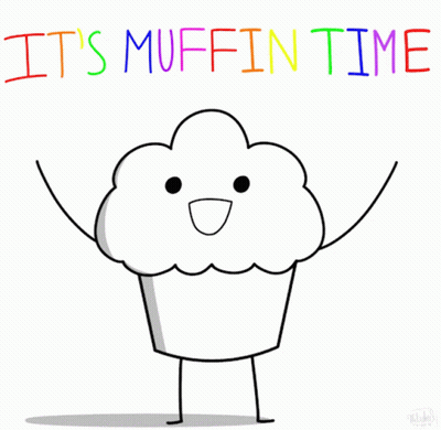 Muffin Saying It's Muffin Time GIF