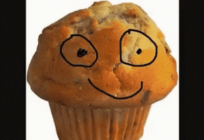 Muffin With Face GIF