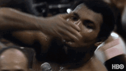 Muhammad Ali Boxing Kiss