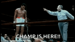 Muhammad Ali Champ Is Here GIF