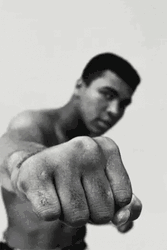 Muhammad Ali Fist Modelling GIF