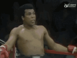 Muhammad Ali In Boxing Match