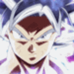 Mui Goku Dragon Ball Fierce Stare  GIF