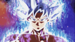 Mui Goku Dragon Ball Stare GIF