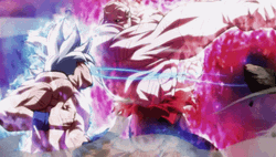 Mui Goku Jiren Dragon Ball Fight Scene GIF
