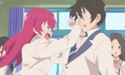 Mukai Naoya Angry Anime Slap GIF