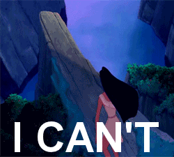 Mulan Jumping I Can't Reaction GIF