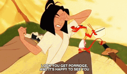 Mulan Mushu Cooked Breakfast GIF