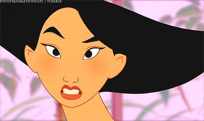 Mulan Pull Hair Animation GIF