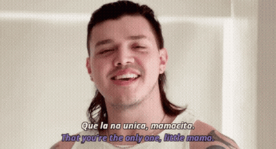 Mullet Man Says Que La Na Unico Mamacita GIF