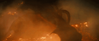 Multi-Headed Dragon Flying GIF