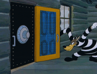 Multiple Doors Being Locked GIF