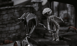 Mummy Boy Figure GIF