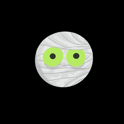 Mummy Green Eyes GIF