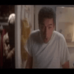 Mummy Hiding From The Man GIF