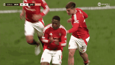 Mun Vs Lyo Soccer Match GIF