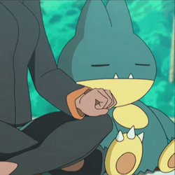 Munchlax Deep Breathing GIF