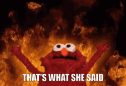 Muppet Elmo That's What She Said GIF