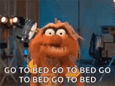 Muppet Show Muppet Saying Go To Bed GIF