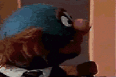 Muppets Mr.Johnson Slow Motion Turn GIF