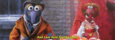 Muppets Standing Together I Am Here For The Food GIF