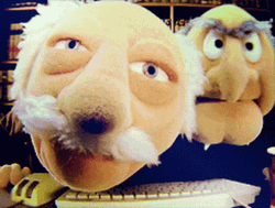 Muppets Statler And Waldorf Close Up GIF