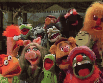Muppets With Mouths Wide Open GIF
