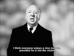 Murder Alfred Hitchcock Vintage GIF