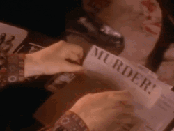 Murder Clippings Vintage Video GIF